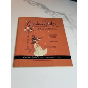 Vintage Brahms Liebeslieder Walzer Op. 52 Sheet Music